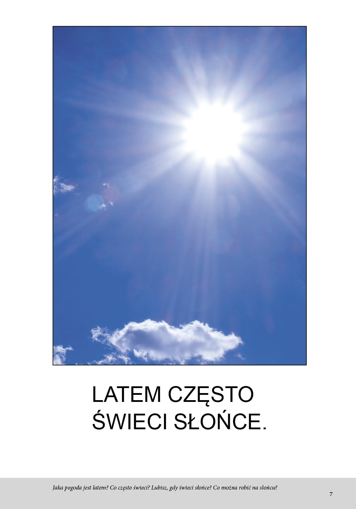 Lato. Bardzo proste czytanki