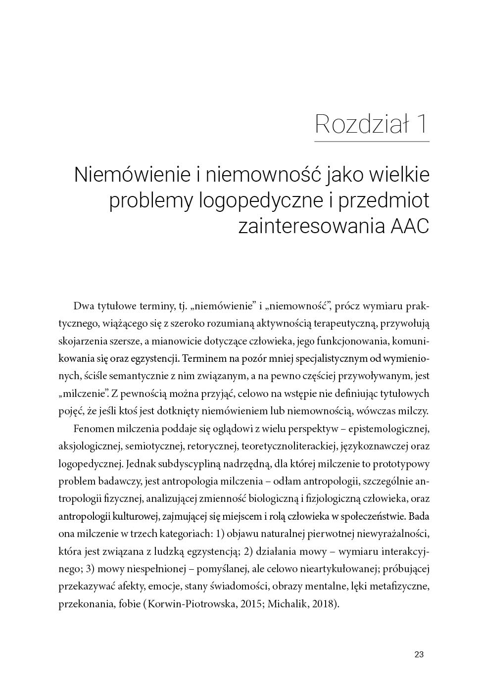 Komunikacja wspomagająca i alternatywna w praktyce logopedycznej i terapeutycznej