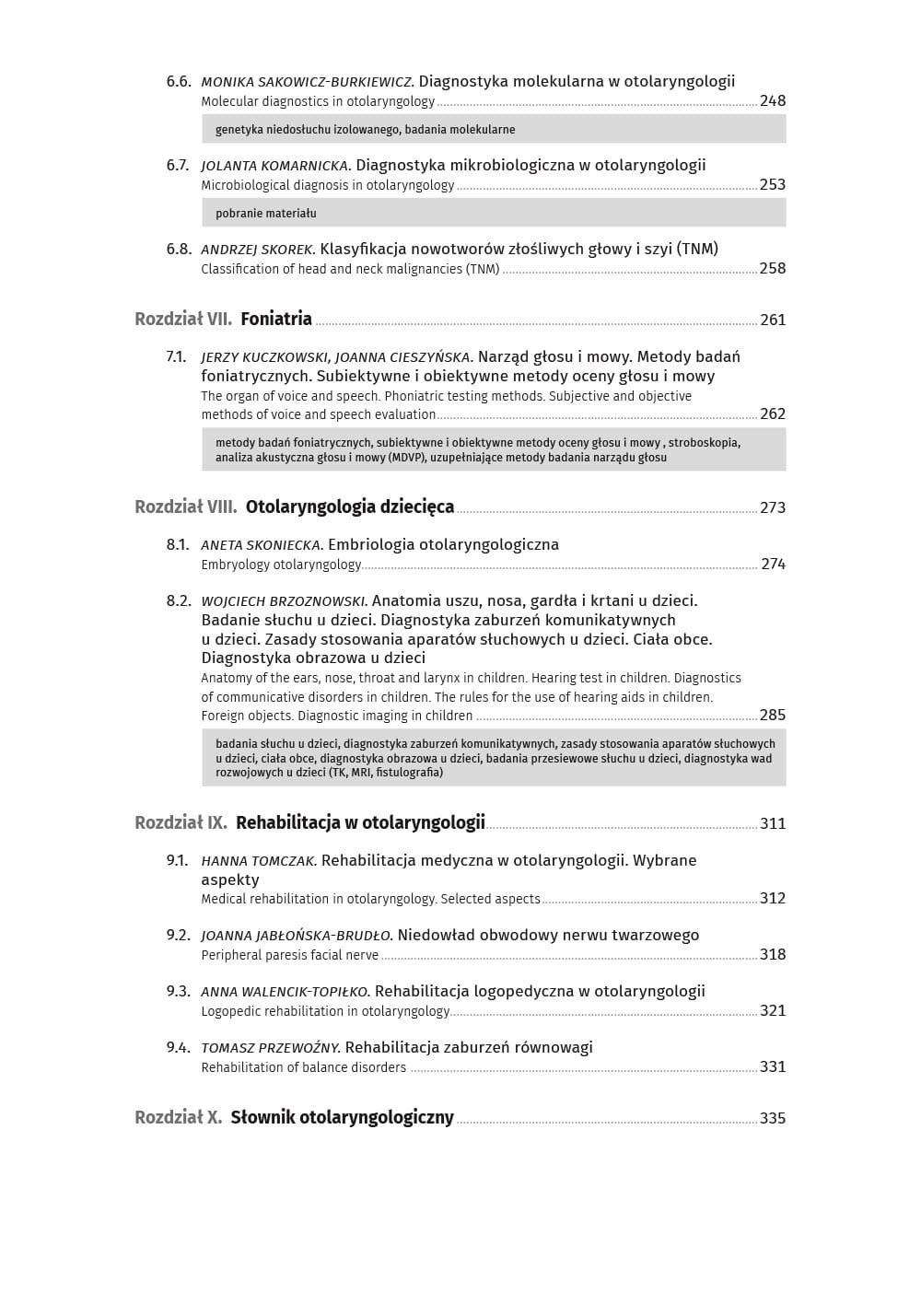 Metody badań i rehabilitacji w otorynolaryngologii